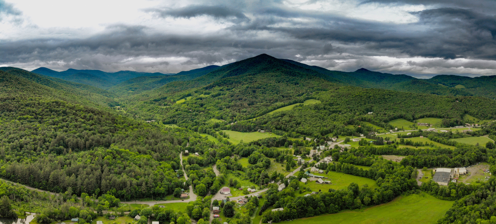 Vermont hills.
